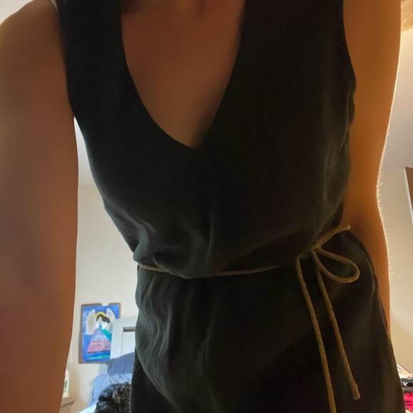 Tommy Hillfiger linen tunic dress . Gray blue . Size 3 , fits like medium - Picture 6 of 9